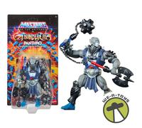 Masters of the Universe Origins & ThunderCats 5.5 Inch Posable Action Figure Panthro, 1980s Crossover Toy, Removable Armor, Mace, Axe & Collector Card, JMJ20