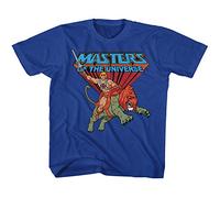 Masters of The Universe TV Series He-Man Rides Into Battle Toddler T-Shirt Tee, Royal, XS