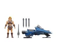 Masters of the Universe Vehicle & Figure 5.5 Inch Scale, Universe He-Man and Sky Sled Pack, 2026 Movie Accurate, Blaster & Projectiles, JMJ22
