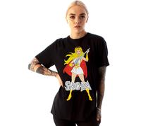 Masters Of The Universe Women's She-Ra Classic Short Sleeved T-Shirt | Womens in Black | Size: Small Masters Of The Universe Black S
