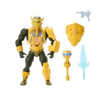 Masters of Universe Origins & Transformers Action Figure, Bumblebee Armor Man At Arms 5.5 Inch MOTU Posable Collaboration Toy, Accessories & Mini-Comic, JGT17