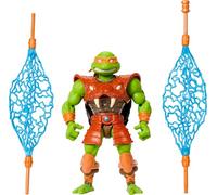 Masters of Universe Origins Turtles of Grayskull Michelangelo Reptile Wars Posable Action Figure, Teenage Mutant Ninja & MOTU Crossover Hero Mikey Toy