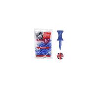 Masters Plastic Graduated Castle Tees 1 1/2 Blue - 30 Pack