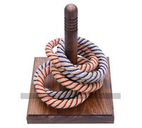 Masters Premium Double Rope Deck Quoits (2 Quoits Boards with 6 Quoits)