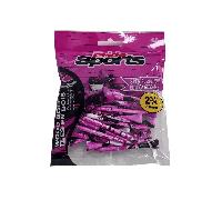 Masters Pride PTS 2 3/4 Pink/Black Bamboo Golf Tees - Pk 45