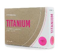 MASTERS PRISMA TITANIUM DISTANCE GOLF BALLS - PINK
