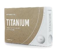MASTERS PRISMA TITANIUM DISTANCE GOLF BALLS - WHITE