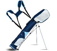 MASTERS SL500 SUPER LIGHT GOLF STAND CARRY BAG - DARK BLUE / GREY +FREE GIFT