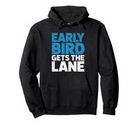 Masters Swimmer Early Morning Training Pool Humor Funny Pullover Hoodie