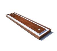 Masters Table Shuffleboard - Walnut with Cognac Rim