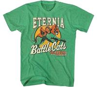 Masters The Universe Eternia Battle Cats 1983 Men's T Shirt He-Man Cringergreen XL Black
