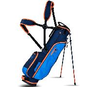 MASTERS VELO ULTRA LIGHT GOLF STAND CARRY BAG - NAVY / CYAN / ORANGE