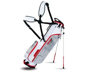 MASTERS VELO ULTRA LIGHT GOLF STAND CARRY BAG - WHITE/RED