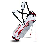 MASTERS VELO ULTRA LIGHT GOLF STAND CARRY BAG - WHITE / RED +FREE GIFT