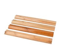 Masters Wooden Deluxe Mah Jong Large Tile Racks with Ledges - 40cm