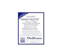 Masterson Sta-Wet Handy Palette Acrylic Paper Refill 30 Sheets