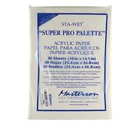 Masterson Sta-Wet Pro Palette Acr Paper 30Pk