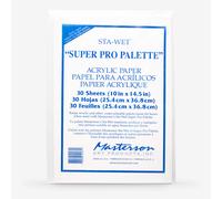 Masterson Sta-Wet Pro Palette ACR Paper 30Pk