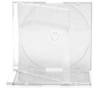 MasterStor CD / DVD Slimline Jewel 5.2mm Cases for 1 Disc With Clear Tray (Pack of 25)