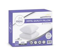Mastertex Cooling Bed Pillows 100% Cotton Top, Down Alternative Fiber Fill, Hypoallergenic and Breathable Pillow for Sleeping (Queen 2Pack - VP)