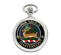 Masterton Scottish Clan Crest Full Hunter Pocket Watch