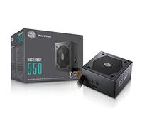 MASTERWATT 550 Watt Semifanless Modular Power Supply, 80 PLUS Bronze Certified Power Supply for Computers