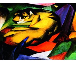 Masterworks - Municipal Gallery Lenbachhaus - Franz Marc - The Tiger
