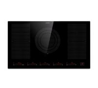Klarstein Electric 5-Zone Cooktop, Energy Efficient Induction Hob, 9600W Touch Control Slide Design