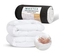 Mastex Mattress Topper Kingsize Bed - 5 CM Thick, Quilted, Extra Deep, Super Fluffy & Breathable - Strong Elastic Bands, Fits Up to 40 CM - Premium Hollowfiber Filling
