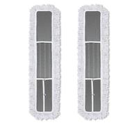 Masthome Cotton Dust Mop Heads Replacement, 92cm Wide Industrial Flat Mop Head for Mall Hotel Office Floors ,Suit for B0DWJ9DH6S,2PCS