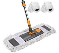 Masthome Industrial Mop, 64cm Large Flat Mop for Commercial Home Cleaning