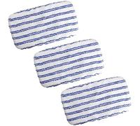 Masthome Microfiber Mop Refills 15x8 inches, 3 Pack, Washable & Reusable Microfiber Mop Pads for Wet and Dry Use, Large Surface Mop Replacement Pads for Flat Mop B076HM59FX, B07RQXR7PN