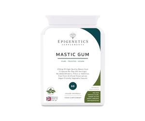 Mastic Gum 250mg | Reduce Stomach Acid, pH Level, Heartburn Relief, Promotes Alkalinity | 60 Capsules Vegan Friendly UK Made | 1 Capsule Daily