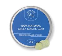 Mastic Labs | Pure Greek Mastic Gum Resin from Chios | Mastic Gum for Digestion, Oral Health, Culinary & Natural Chewing Gum Alternative | Medium & Large Size Tears - 25g