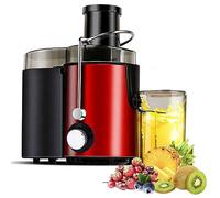 Masticating Juicer, 1000W Whole Fruit & Vegetable Extractor with 64mm Wide Mouth Chute, Anti-Drip, Anti-Slip, 2 Speeds, Easy to Clean