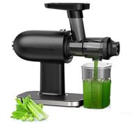 Masticating Juicer Machine, Cold Press Juicer Extractor with High Juice Yield, Quiet Motor & Easy Clean Design for Fruits Vegetables