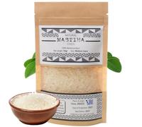 Mastiha Pura (50g) 100% Greek from the Island of Chios - Mastiha Grains - Natural Chios Gum - Various Kitchen Use - Pure Mastiha from Greek Farmers - Natural Chewing Gum