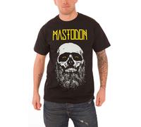 Mastodon Admat Bearded Skull T-Shirt in Black | Size: 2XL Mastodon Black 2XL
