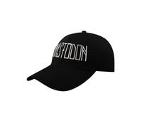 Mastodon Cap Sonic Silver Logo baseball Black