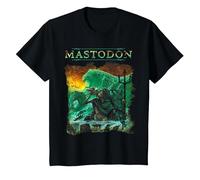 Mastodon Floods of Triton T-Shirt, Youth, Black, X-Small