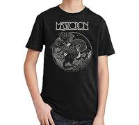 Mastodon Kids T Shirt Griffin Band Logo Official Black Ages 5-14 yrs S
