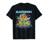 Mastodon Official Cosmic Orbits T-Shirt - Unisex Adults, Black, Multicolour, Small