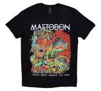 Mastodon Once More Round The Sun T-Shirt in Black | Size: Medium Mastodon Black M