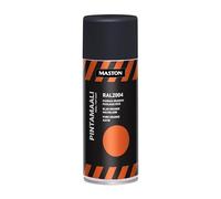 Maston 3662004S Top Coat Spray Paint 400ml 0.4L Satin Orange RAL2004 Acrylic