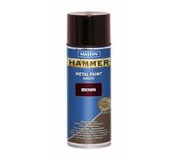 Maston 400ml Hammer Smooth Spray Paint Matt, Gloss, Black, White, Blue, Grey