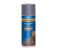 Maston Spray Paint Hammer Smooth Gun Metal Grey 400ml