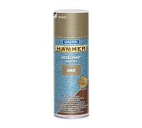 Maston Hammer - Metal Paint - Gold - Hammered Paint - Spray Paint - 400ml