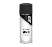 MASTON ONE - Spray Paint - Silk Gloss - Black (RAL 9005) - 400ml