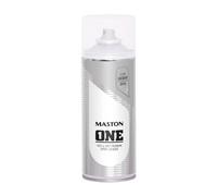 Maston One Clear Varnish Satin Colourless Spray Paint 400 ml