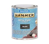 Maston Paint Hammer Hammered Black 750ml